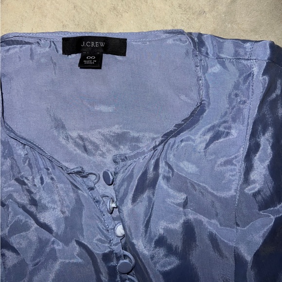 J. Crew Button Down Silky Blouse - Picture 2 of 7